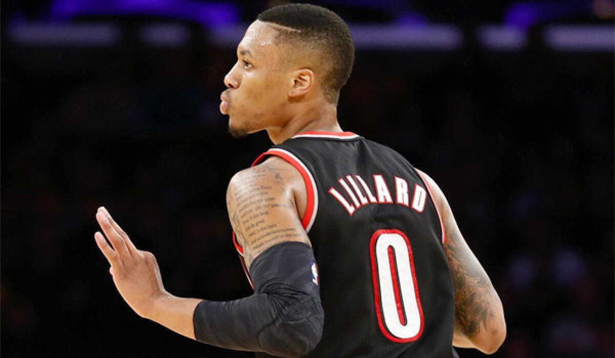Trail Blazers point guard Damian Lillard has become one of the top point guards in the league, averaging 25.2 points a game this season.
