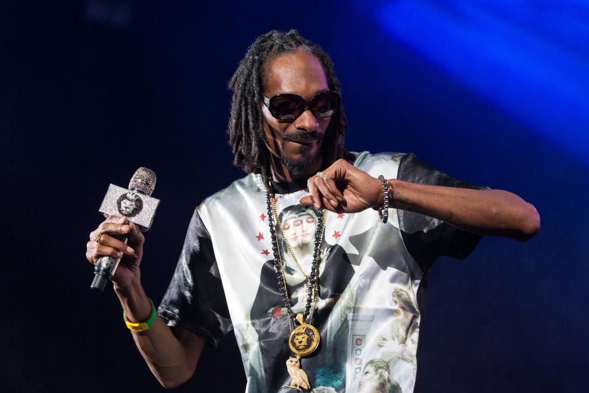 Snoop Dogg performs as part of the "How The West Was Won" concert this month at the Verizon Wireless Amphitheater in Irvine.