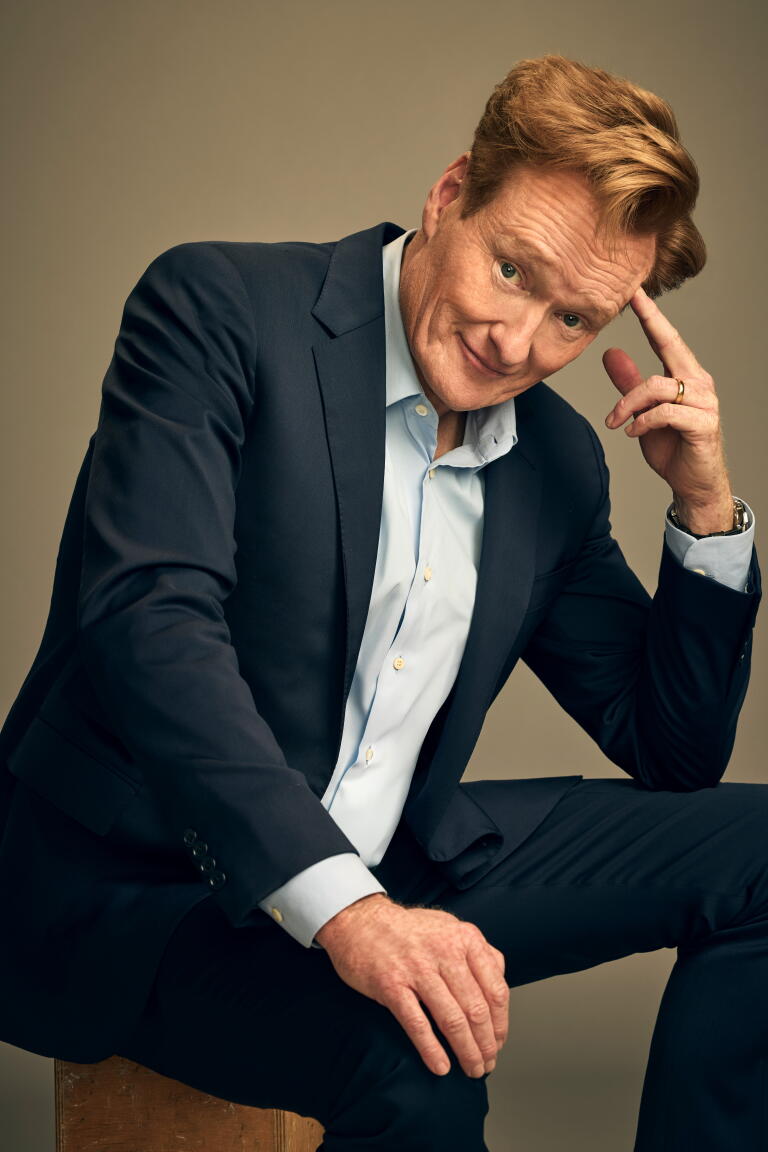 Conan O’Brien looking bemused and foxy