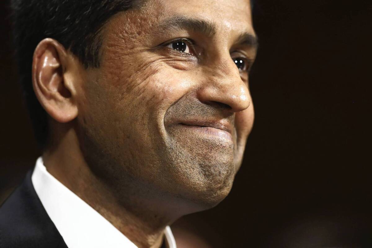 Sri Srinivasan, appointed to the D.C. Circuit court, was praised as being exceptionally smart, highly qualified and even-tempered. Some see him as a potential future Supreme Court nominee.
