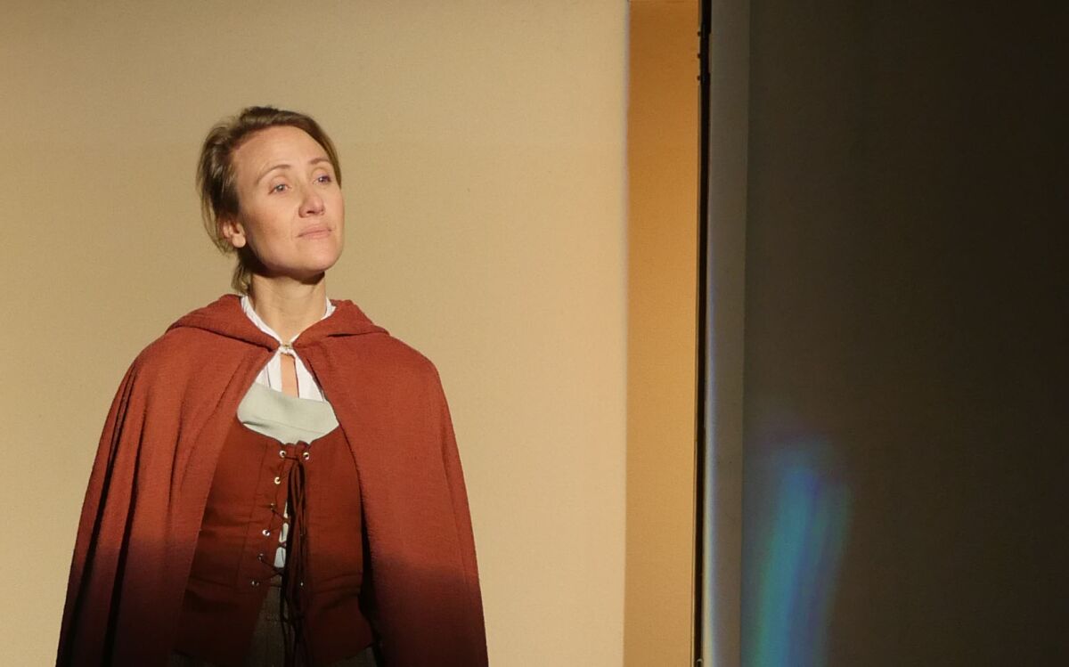 Jennifer Eve Thorn plays Joan of Arc's mother, Isabelle, in Moxie Theatre's "Mother of the Maid."