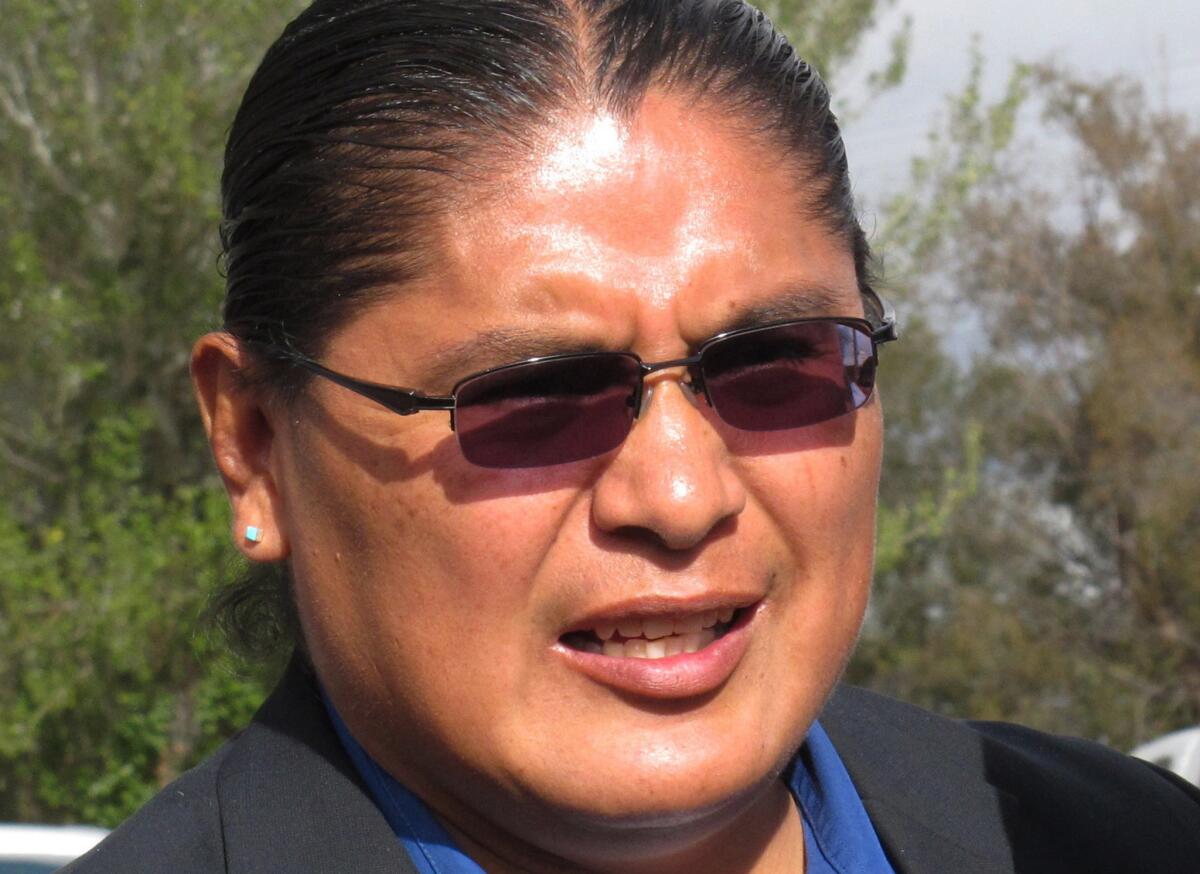 Navajo Nation presidential candidate Christopher Deschene has refused to take a Navajo language fluency test, resulting in his removal from the November ballot.