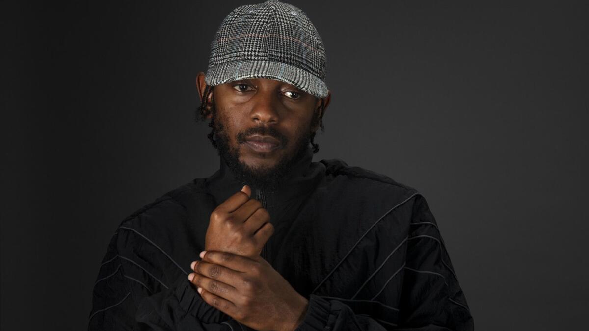 Kendrick Lamar is photographed at the Los Angeles Times in El Segundo on Dec. 06, 2018.