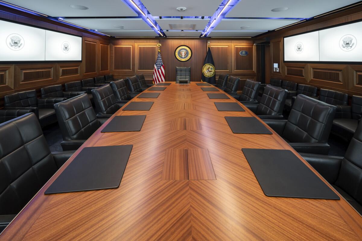 The White House Situation Room.