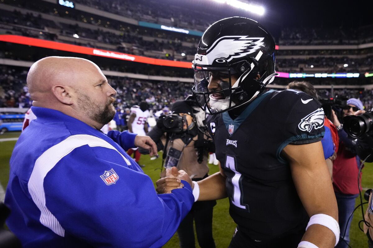 Eagles' Super Bowl aspirations start vs. Giants in Philly - The San Diego  Union-Tribune