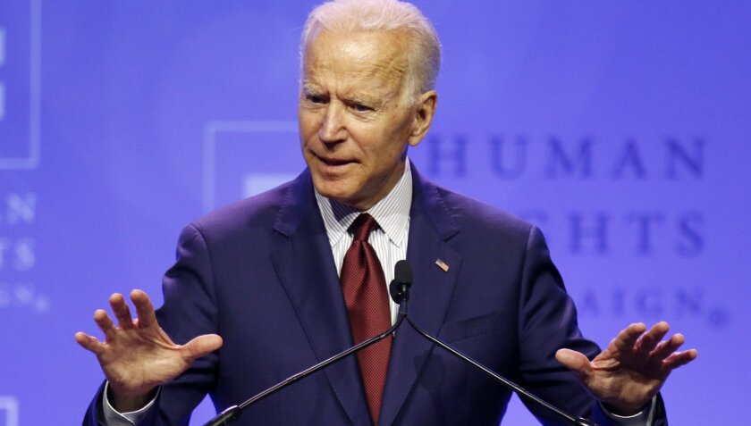 El candidato demócrata Joe Biden.