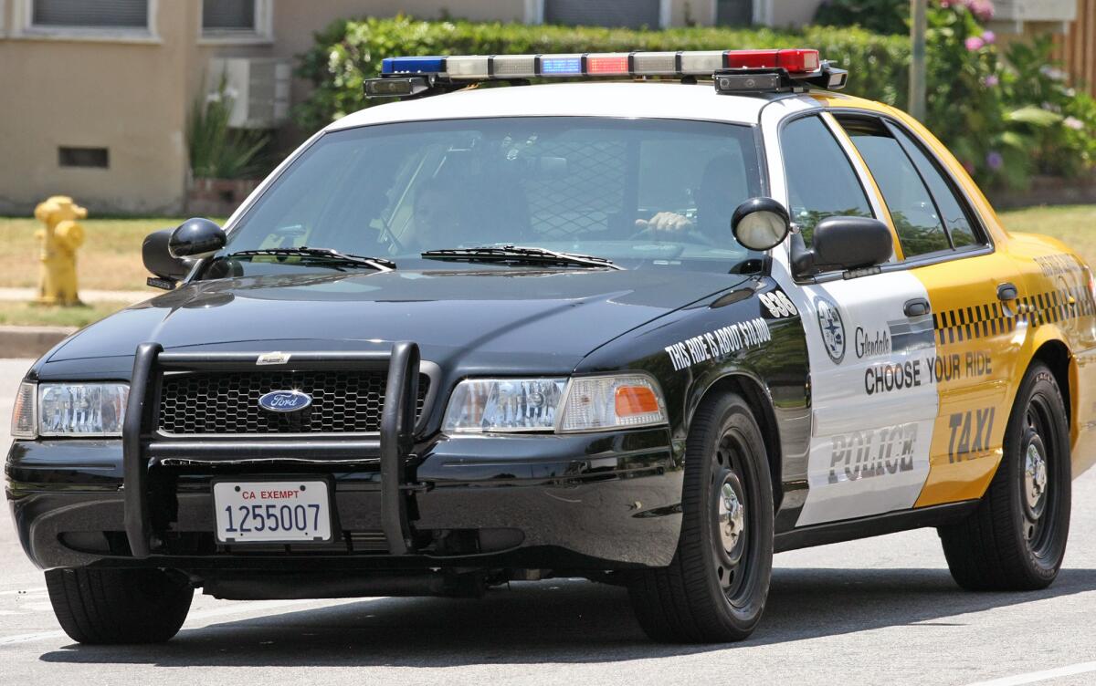 Glendale Police Department's new "police-taxi" vehicle hits the road.