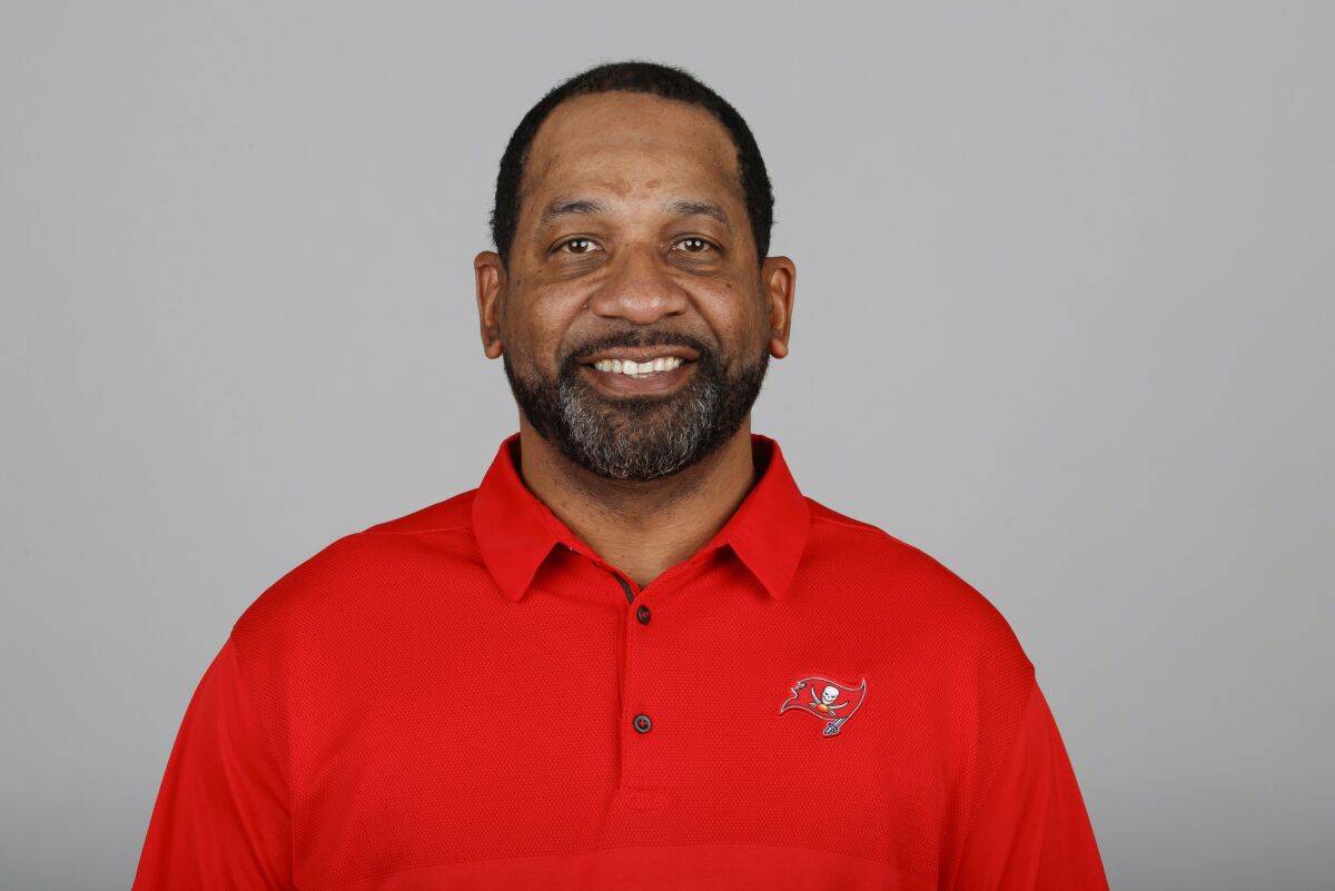Former USC assistant coach Todd McNair, who currently works as a running backs coach for the Tampa Bay Buccaneers
