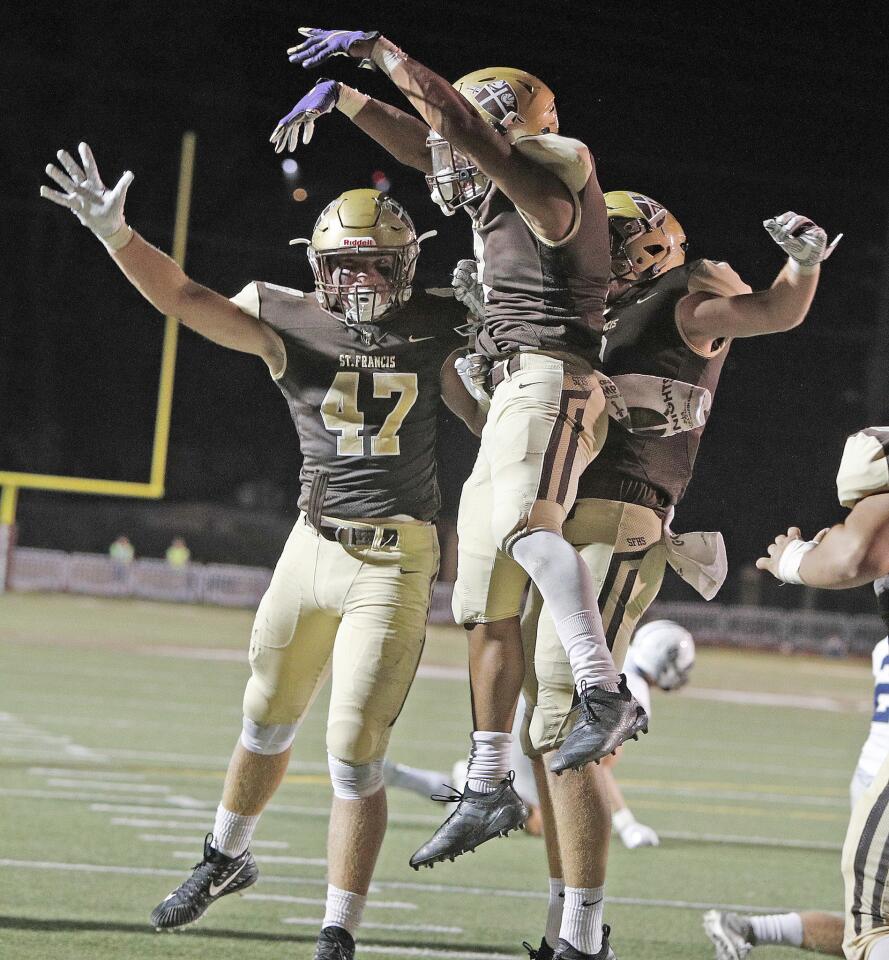 Photo Gallery: St. Francis vs. Saugus in non-league home football game