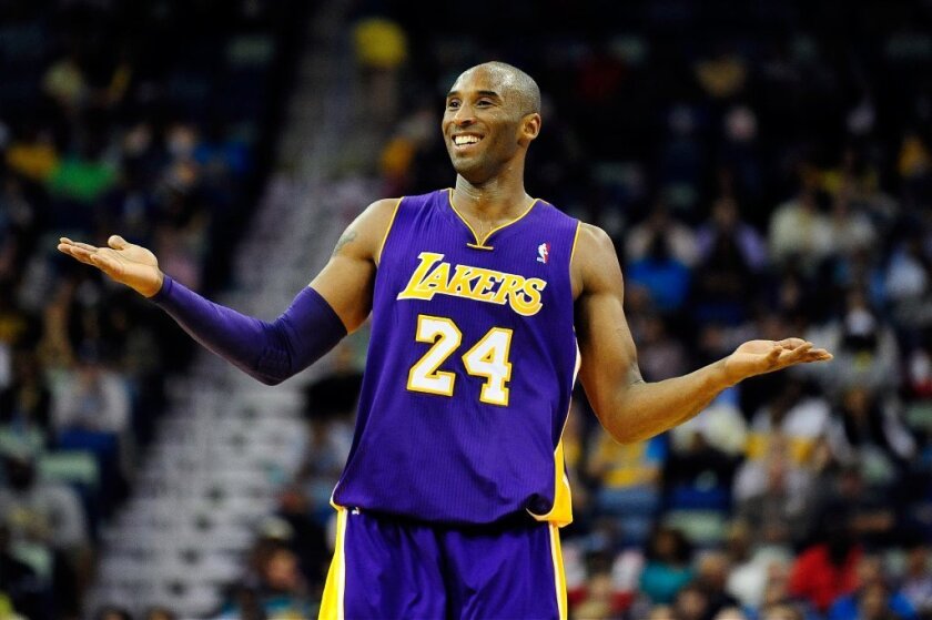 Kobe Bryant had some fun with his teammates' knowledge of history.