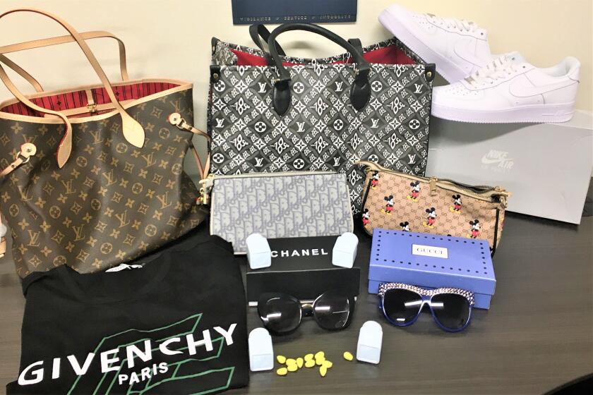 U.S. Customs and Border Protection seized more than $12.7 million worth of counterfeit goods, authorities said.