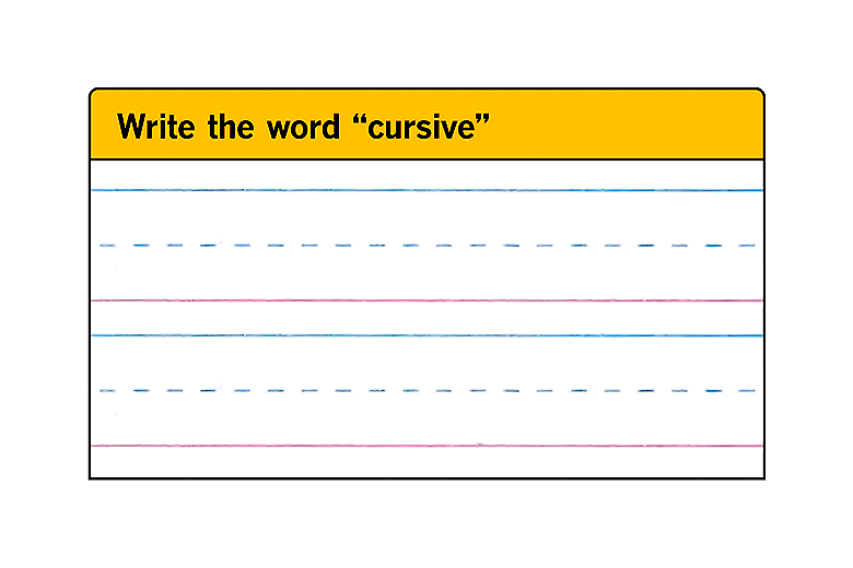 Meanwhile Cursive Column: Don't force kids to learn cursive. Mine is terrible, and I'm ...