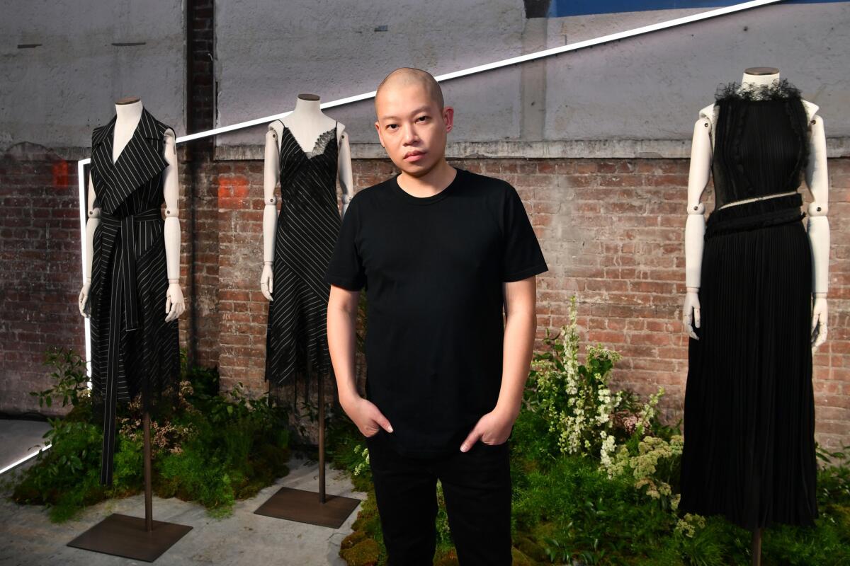 Jason Wu at his fashion presentation during New York Fashion Week on Sept. 7, 2018, in New York.