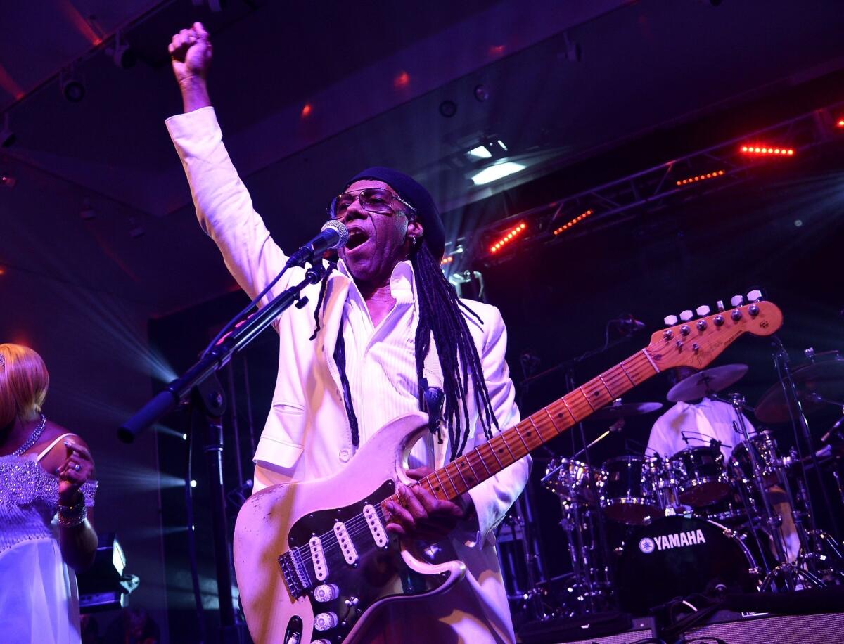 Nile Rodgers and Chic have canceled their May 10 show at the Hollywood Bowl with Giorgio Moroder.