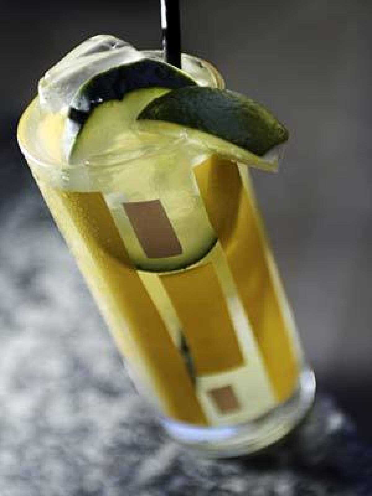 Ciudad's cucumber cooler rocks, with or without the vodka spike.