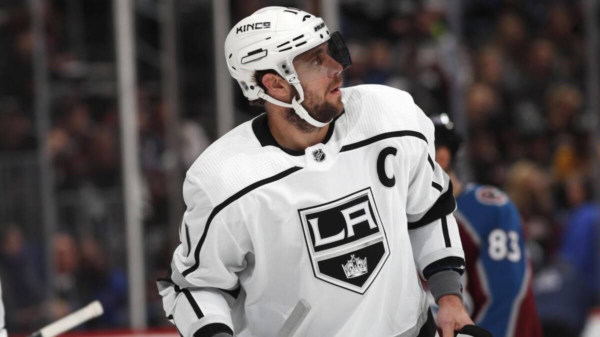Kings center Anze Kopitar missed Saturday morning's skate and is a game-time decision for Saturday's game against the New York Islanders.