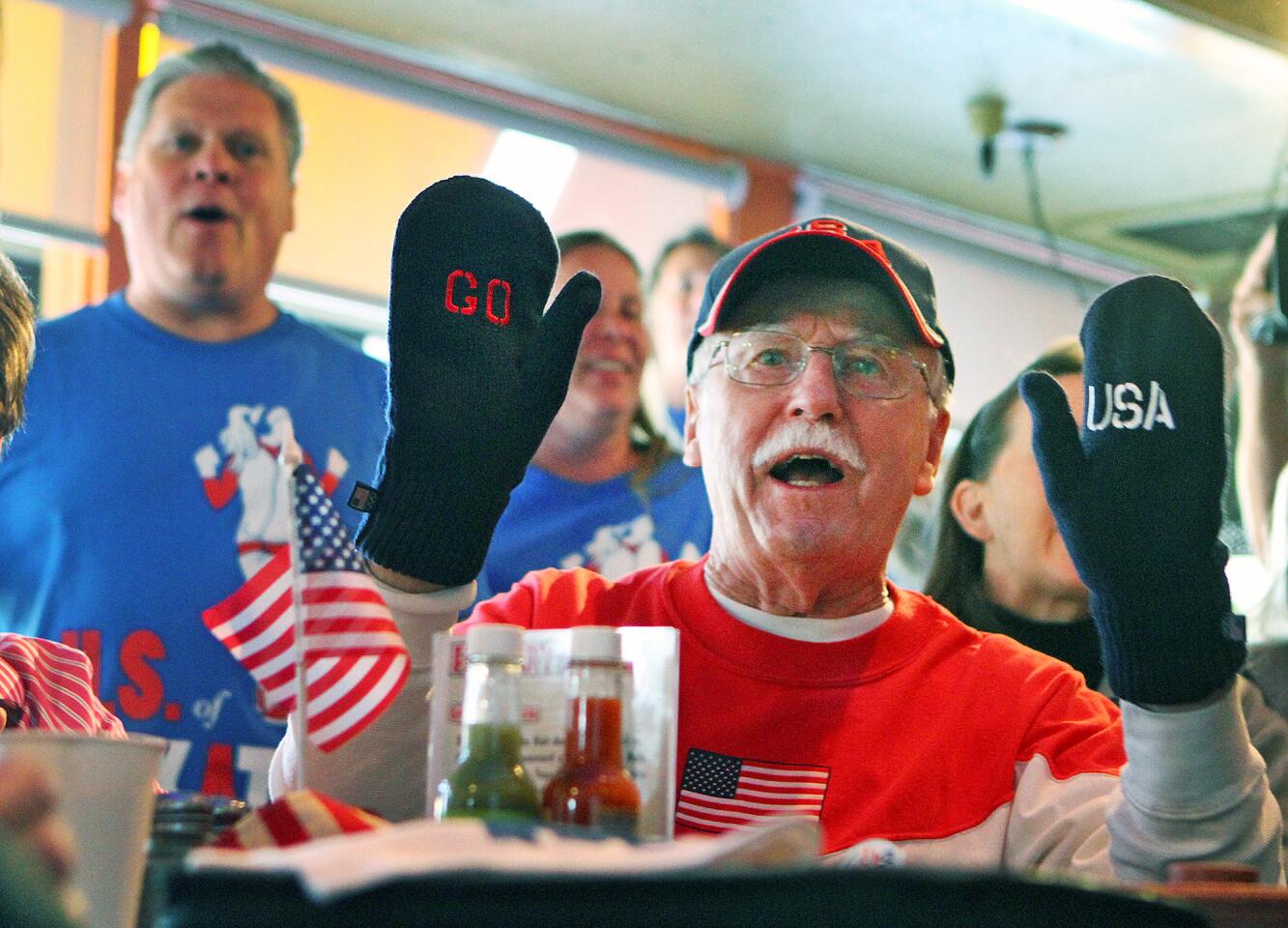 Photo Gallery: Local Olympian Kate Hansen's first luge run celebrated in La Canada