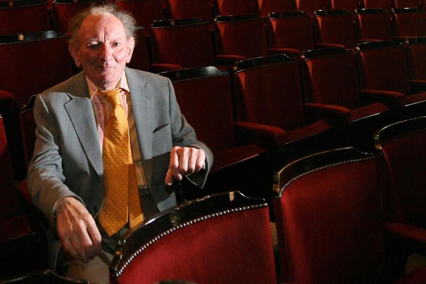 Brian Friel poses for a photo in a Dublin theater on Sept. 11, 2009.
