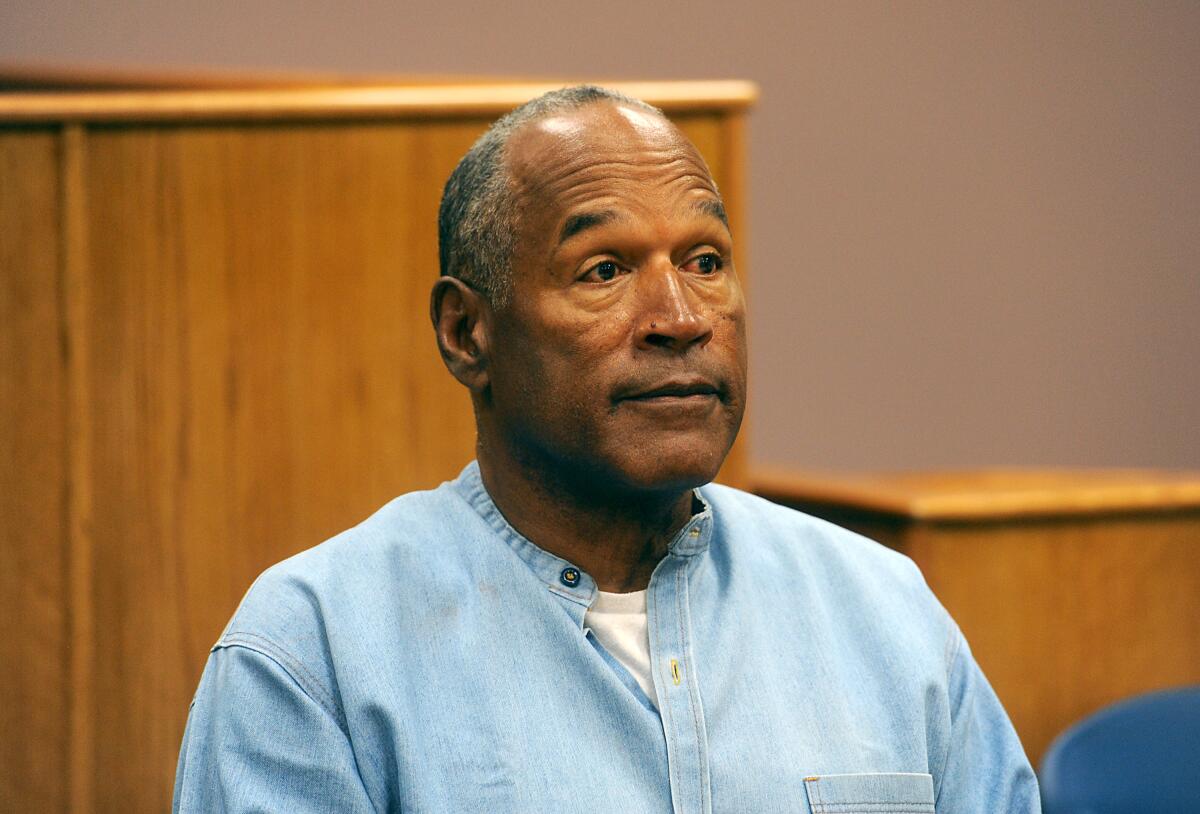 O.J. Simpson attends his parole hearing at Lovelock Correctional Center in Lovelock, Nevada on July 20, 2017.