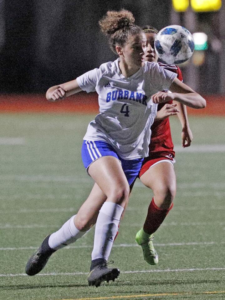 Photo Gallery: Burroughs girls' soccer wins Pacific League title by defeating Burbank in rival game