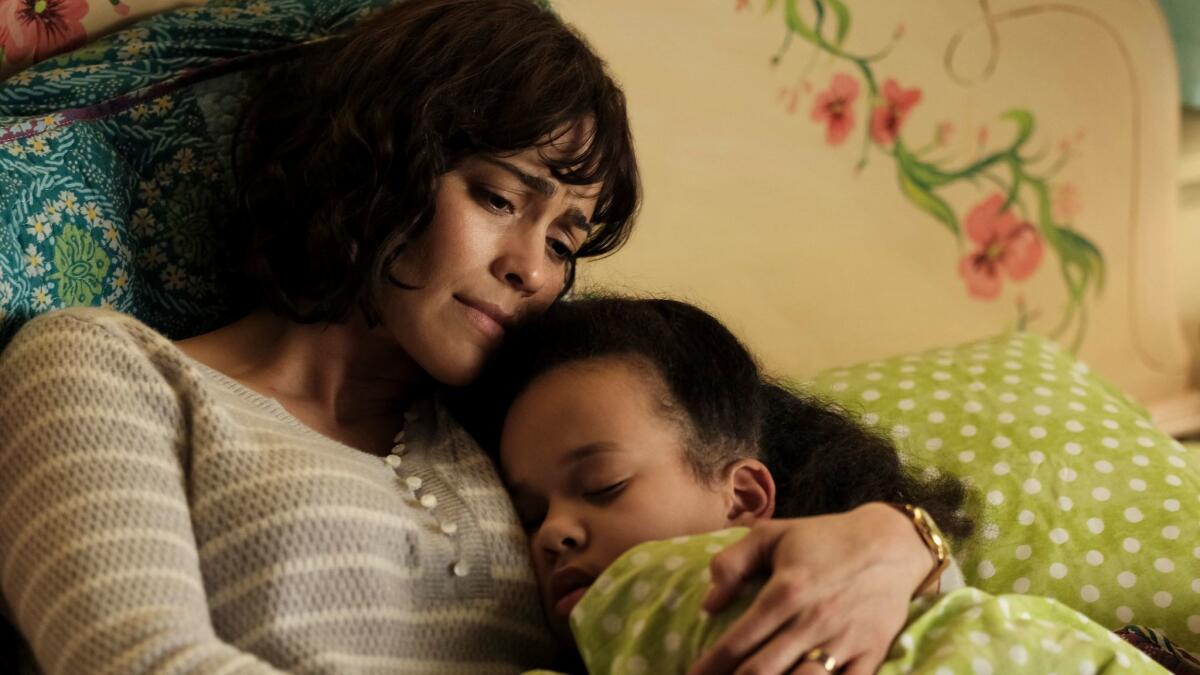 Paula Patton and Aria Bitch in ABC's "Somewhere Between." (Eike Schroter / ABC)