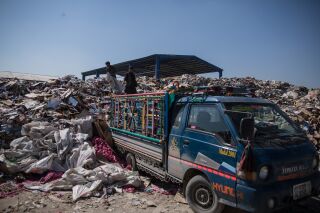 Afghanistan woman breaks ground with Kabul recycling plant - Los