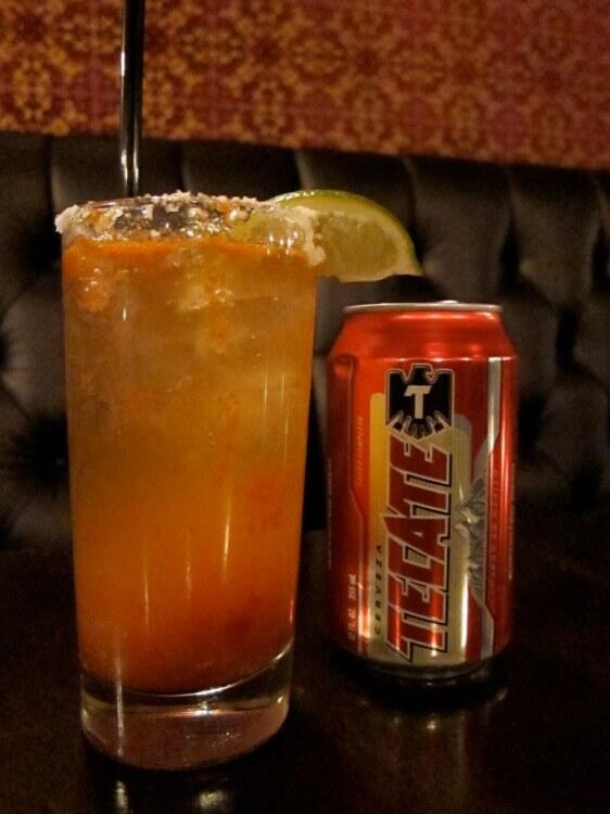 Instead of sticking with the traditional use of tomato juice, Malo opts to go straight for the spice with the Michelada, a mix of Tecate or Corona beer with Tapatio hot sauce, lime and salted rim. The cocktail is the restaurant's version of the traditional Mexican hangover cure.