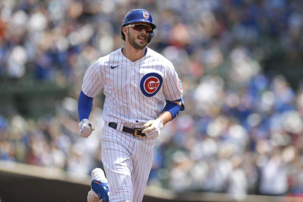 San Francisco Giants third baseman Kris Bryant against the