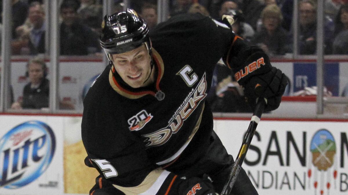 Ducks captain Ryan Getzlaf finished second in NHL scoring during the regular season.