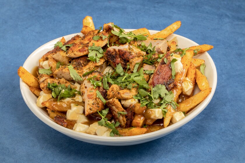 A dish served at Badmaash