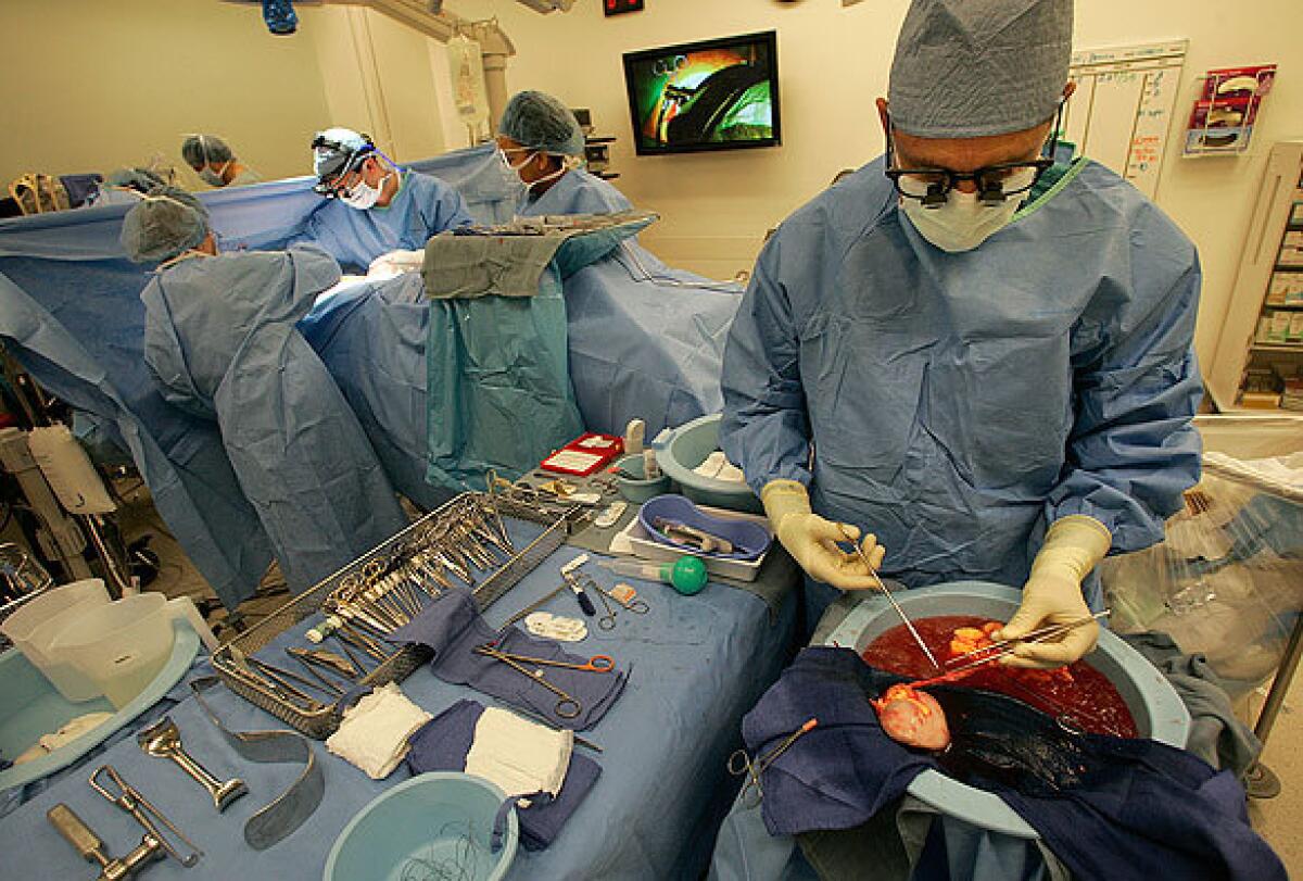 Preparation for a kidney transplant surgery 