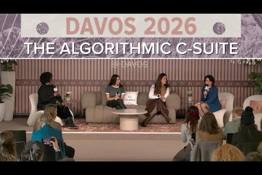 The Algorithmic C-Suite: Leading Together in the Age of AI | Female Quotient Lounge at Davos