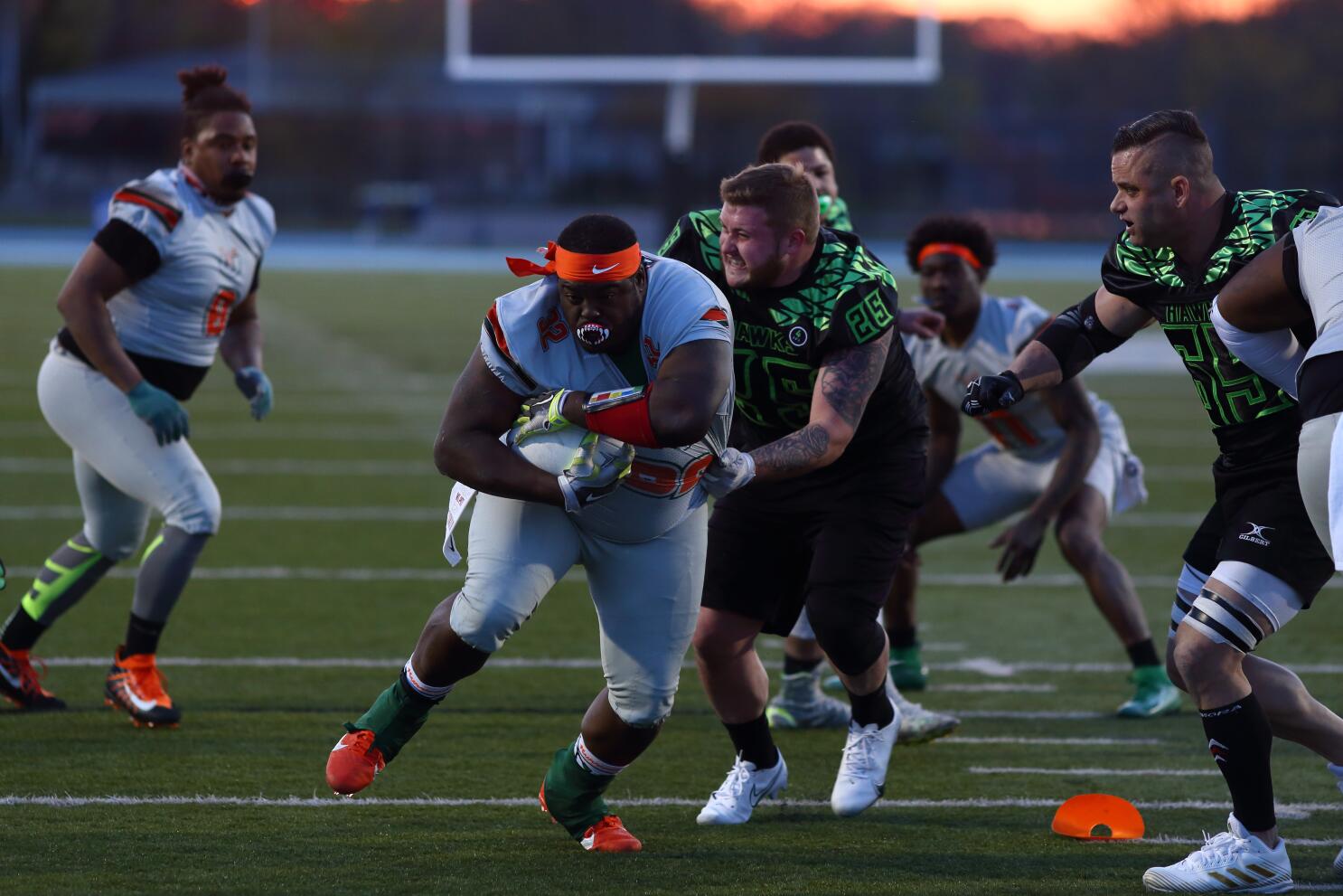 American 7s Football League - No Pads No Helmets Tackle Football