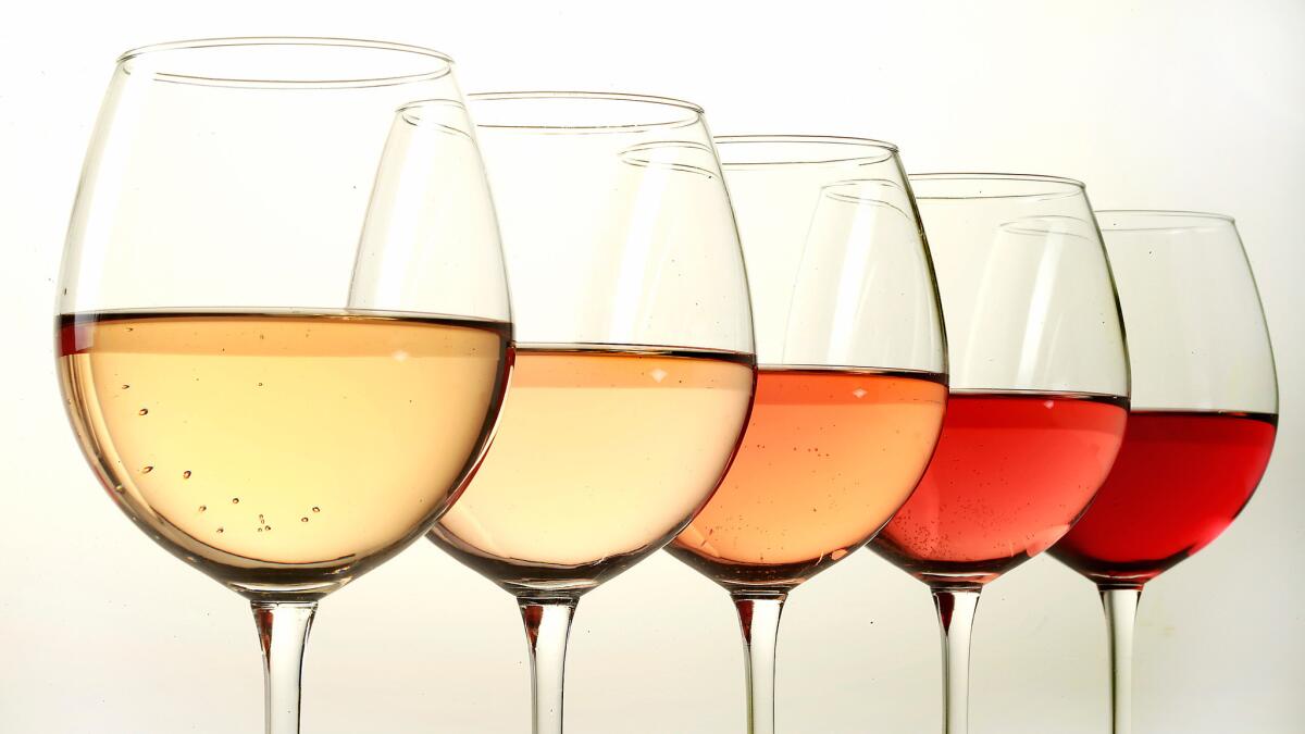 Rosé wines are essentially grape juice that is bled or blended or vinified pink, liberally applied on hot sunny days, made to chill.