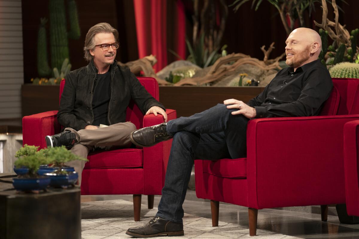 David Spade interviews Bill Burr on "The Netflix Afterparty."