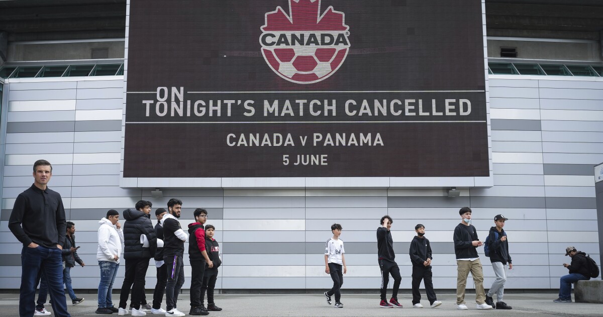 Canceled in the last minute match between Canada and Panama