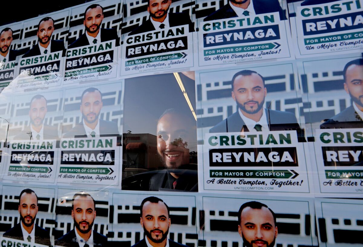 Compton mayoral candidate Cristian Reynaga 