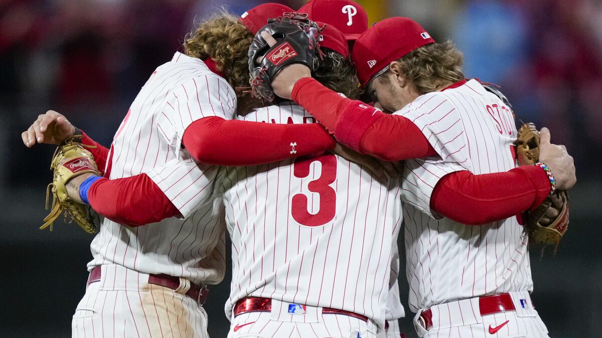 Harper, Schwarber, Castellanos power Phillies past Diamondbacks 5-3 in Game  1 of NLCS - The San Diego Union-Tribune