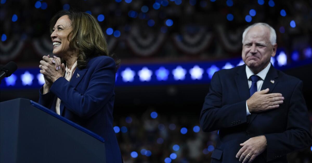 Column: After past disappointments, Harris shows courage in VP choice Column: After past disappointments, Harris shows courage in VP choice