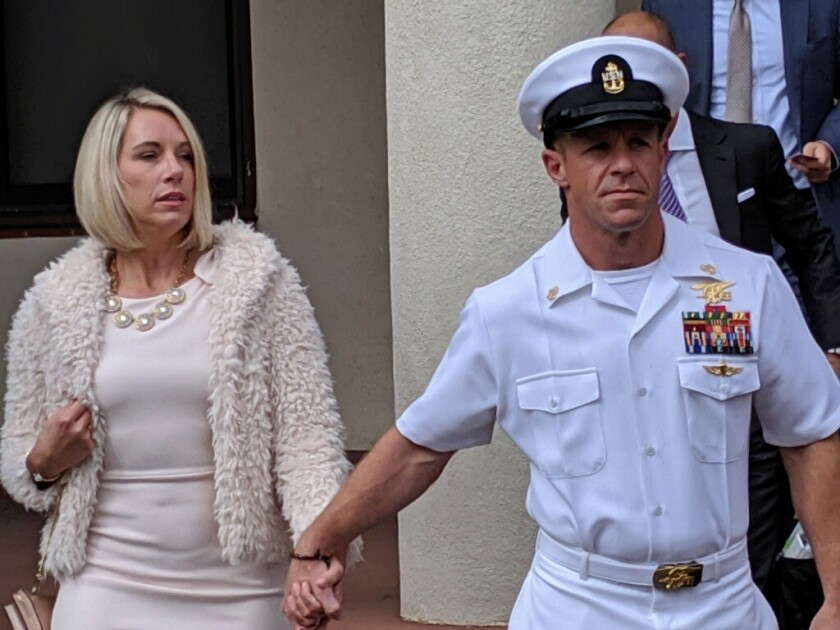wallpapers Edward Gallagher Wife former attorney for navy seal acquitted