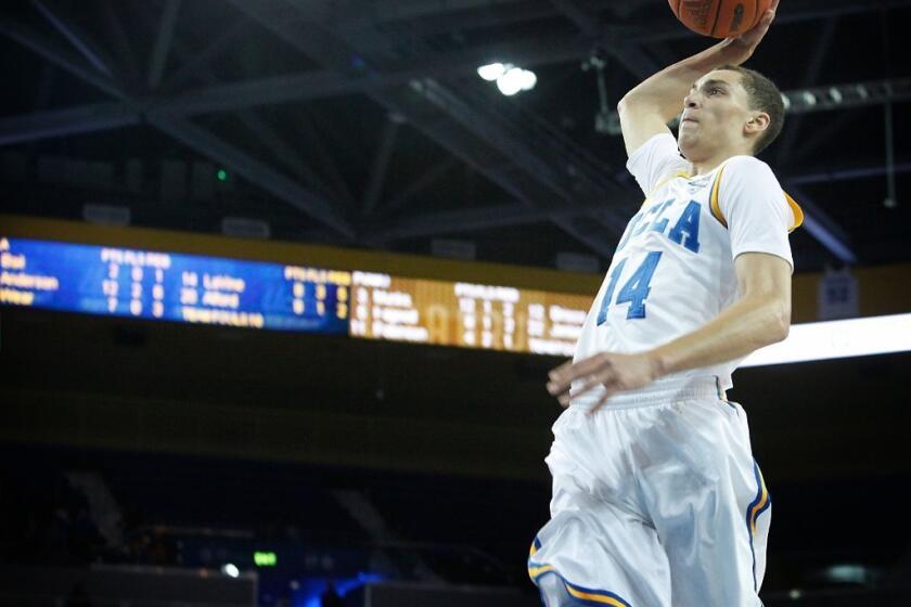 Zach LaVine reportedly won't be soaring through the air for the Bruins next season.