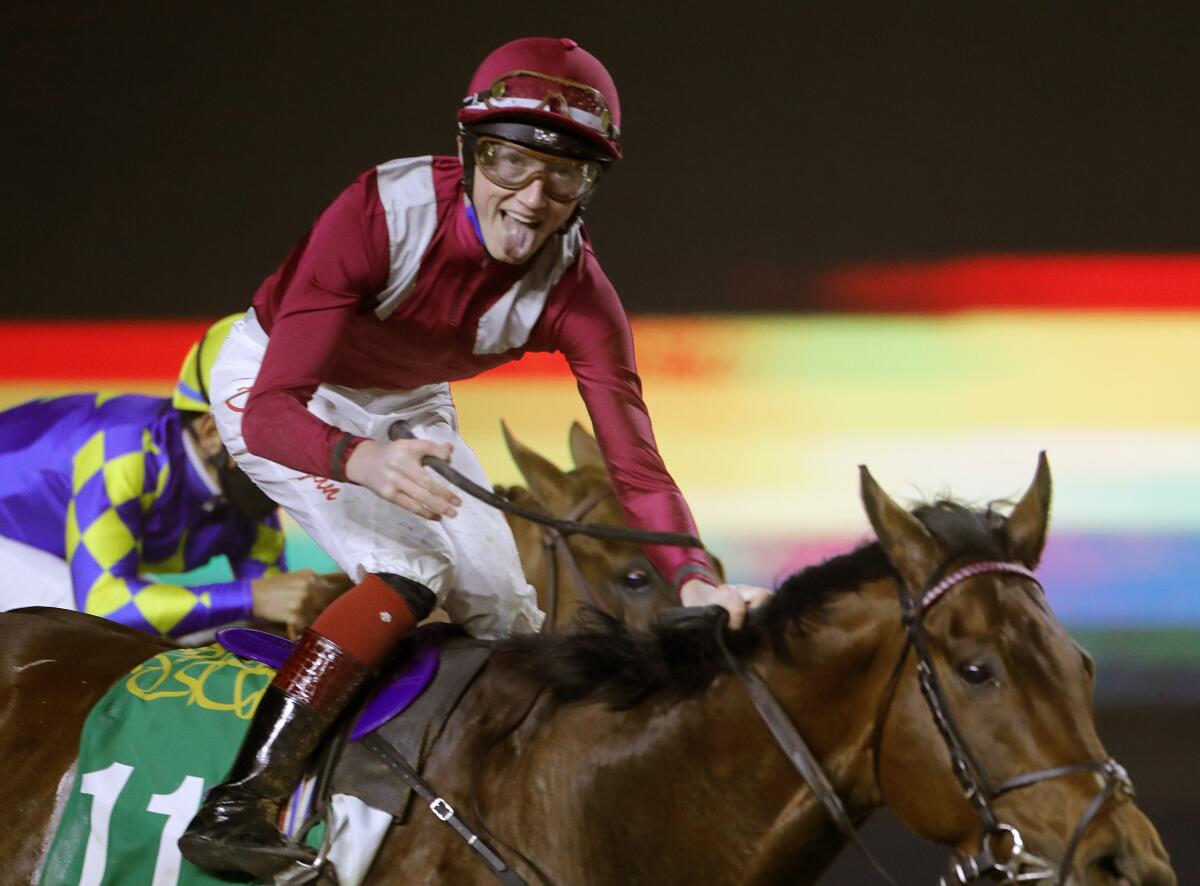 Jockey David Egan and his horse Mishriff