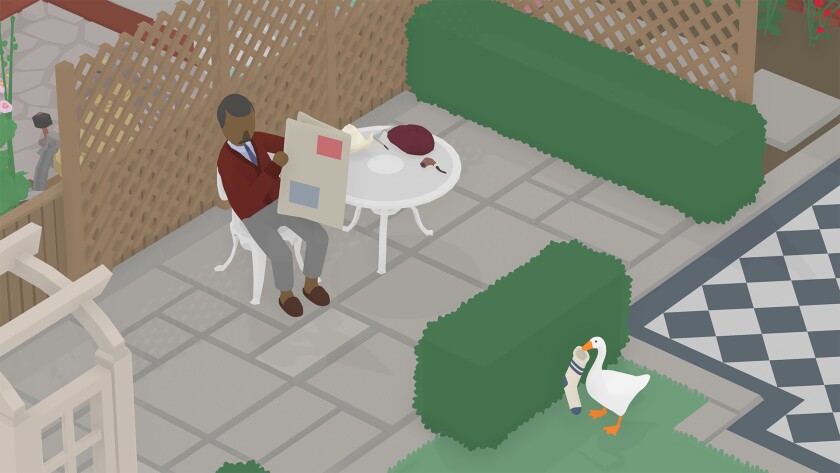 Untitled Goose Game Has The Rebel Superhero We Need A Goose Los Angeles Times