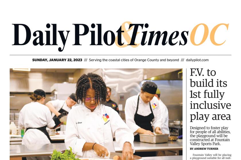 Jan. 22, 2023 Daily Pilot & TimesOC cover