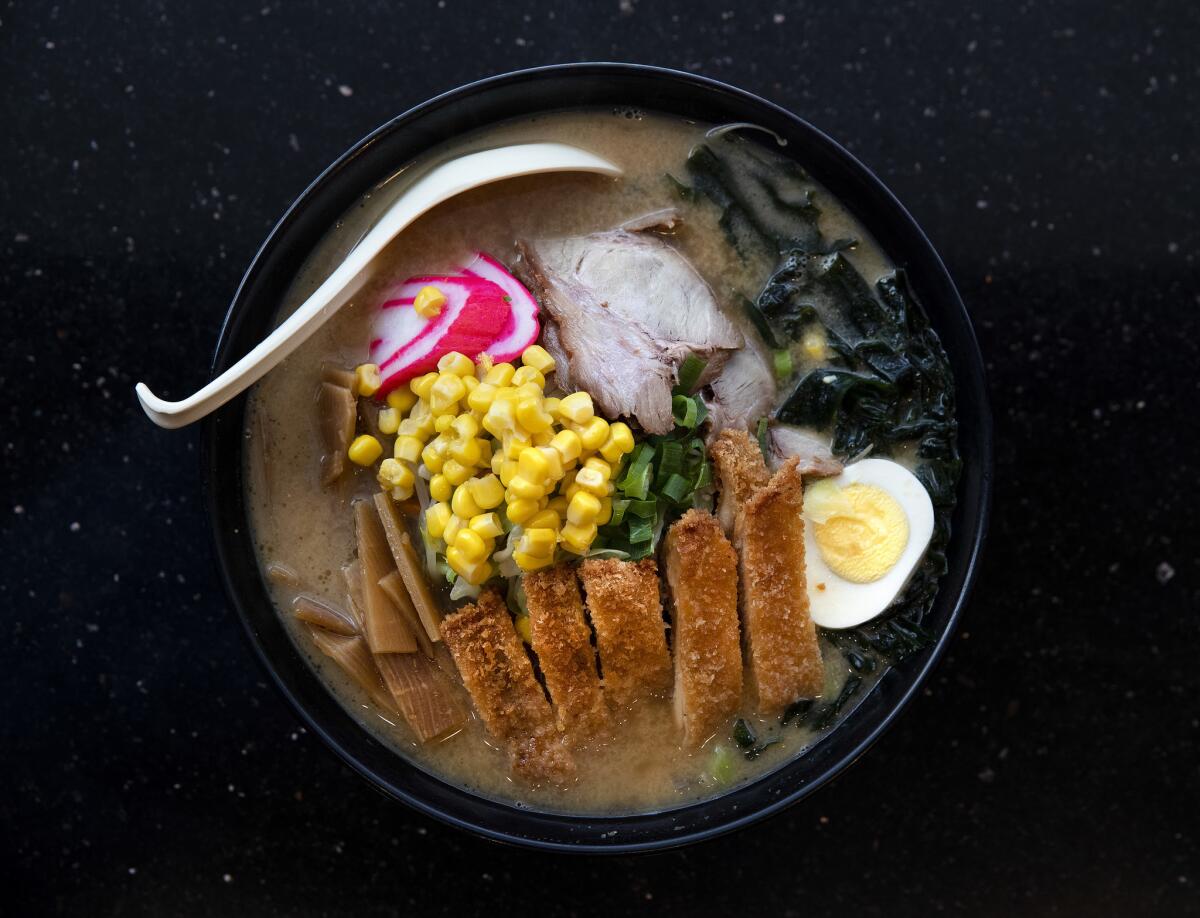 Big Bowl Ramen is on the menu for $12.25 at Ramen Ya in Kahului, Hawaii.