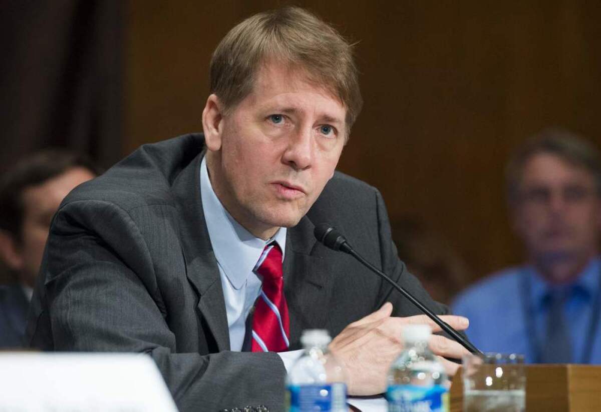 Richard Cordray, director of the Consumer Financial Protection Bureau, testifies.