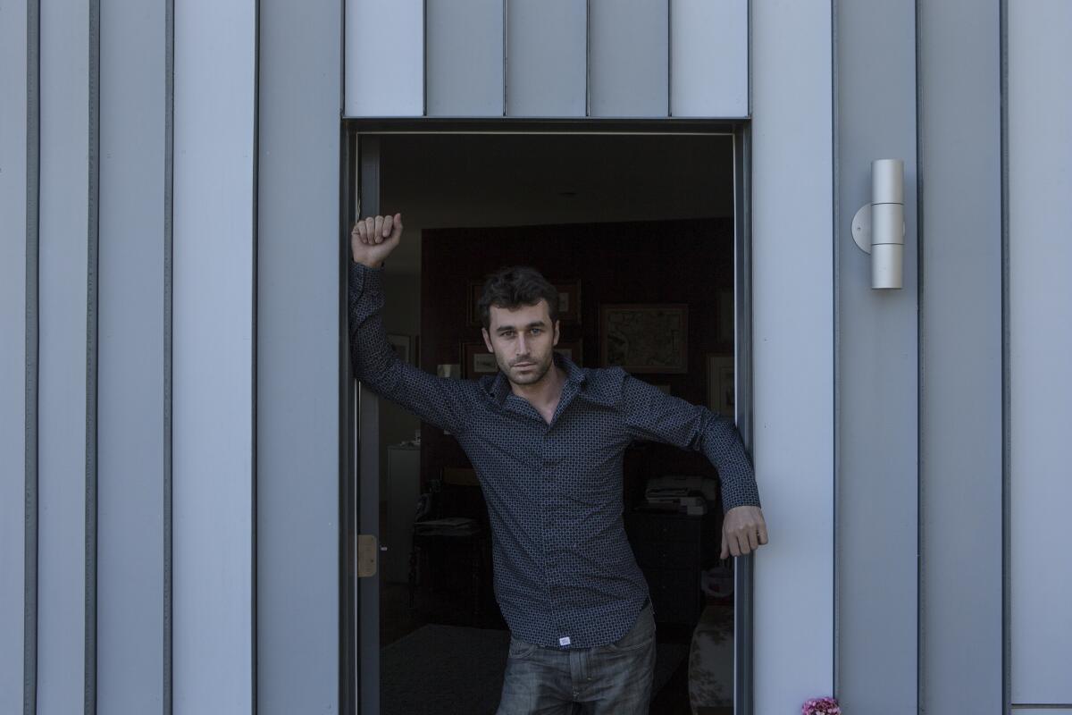 Porn star James Deen is featured in the film "The Canyons," written by Bret Easton Ellis.