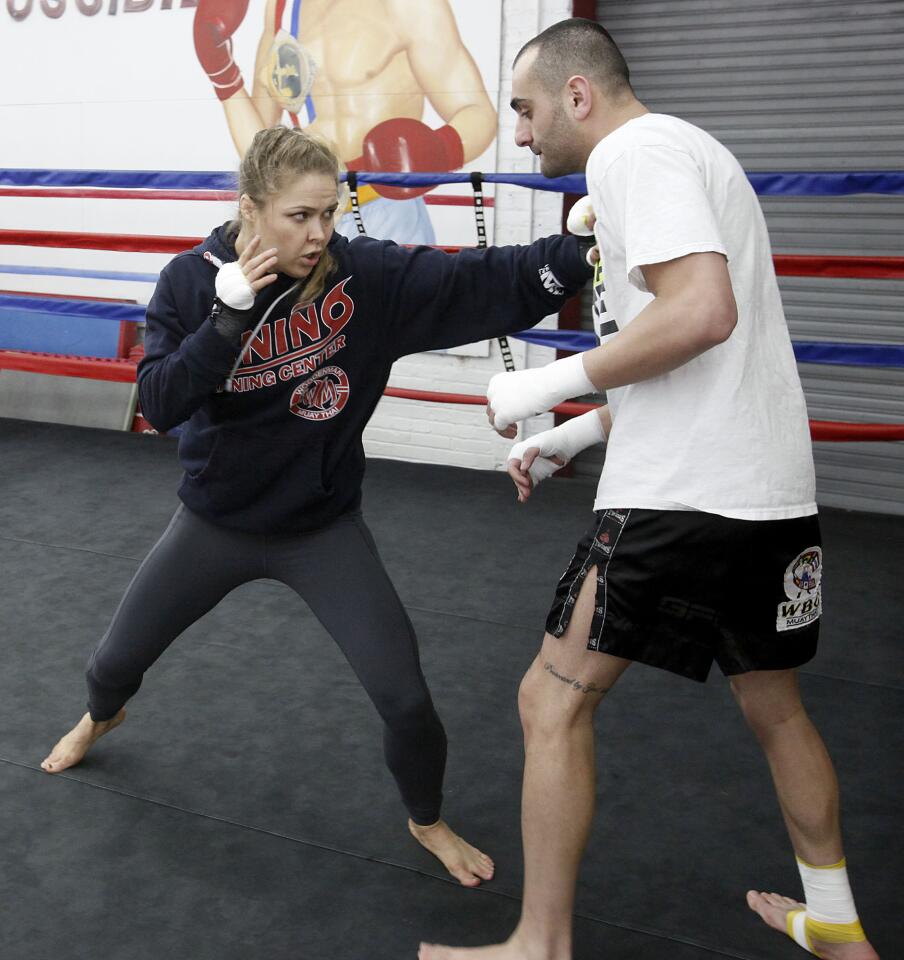 Photo Gallery: World Champion Ronda Rousey prepares for battle