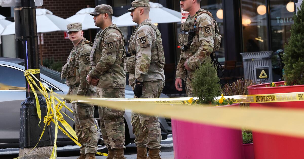 Two National Guard members are shot in an ambush near the White House