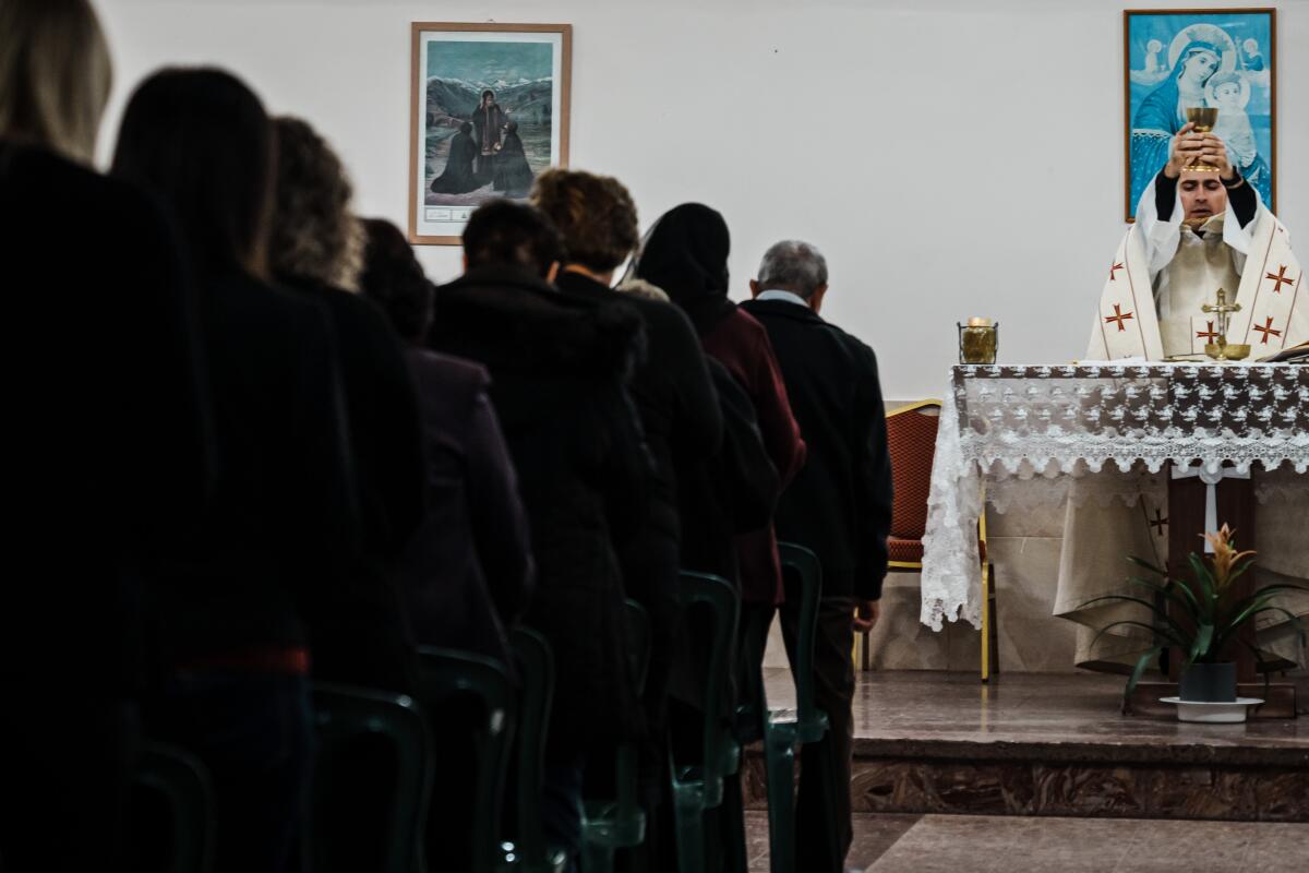 Ein Gebetsgottesdienst in der Mar-Maroun-Maronitenkirche.